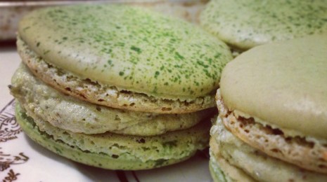 Pistachio Macarons