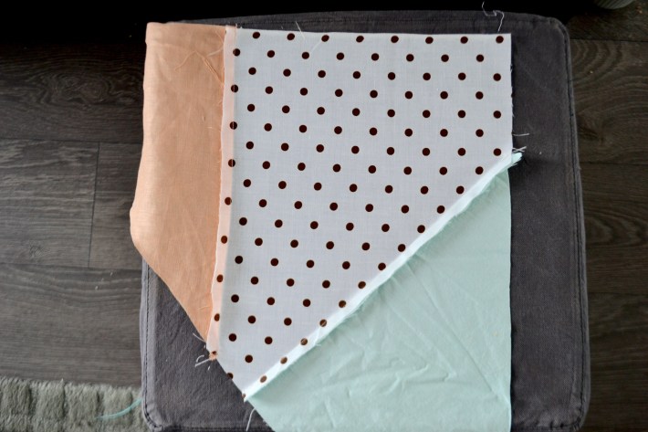 Scrap Fabric Geometric Pillow DIY